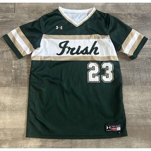 Notre Dame‎ Green Fighting Irish Under Armour Game Jersey Football Youth YXL